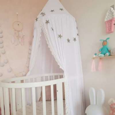 ciel de lit pour fille tissu léger comme nuage