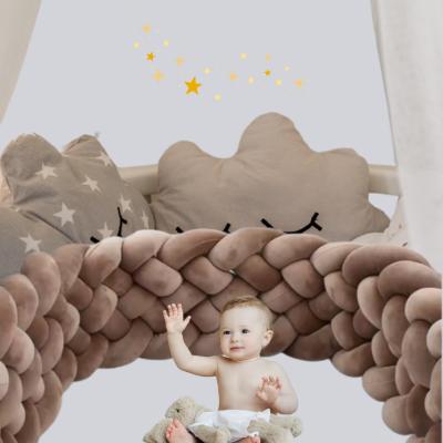 tresse tour de lit absorbe choc