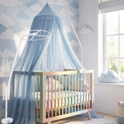 support ciel de lit anti - moustiques s'harmonise partout