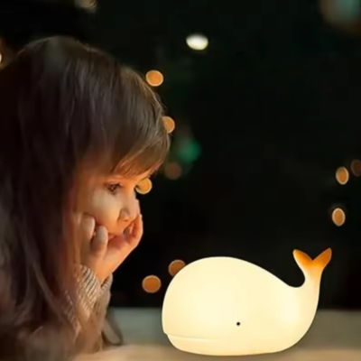 baleine veilleuse bebe simple appui