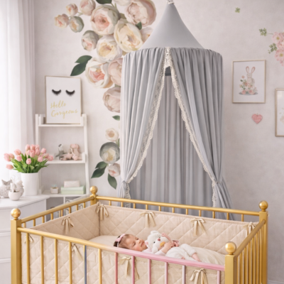 ciel de lit pour lit cabane touche contemporaine