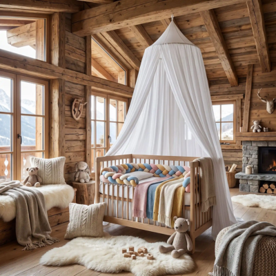 ciel de lit voile blanc lydia solution naturelle