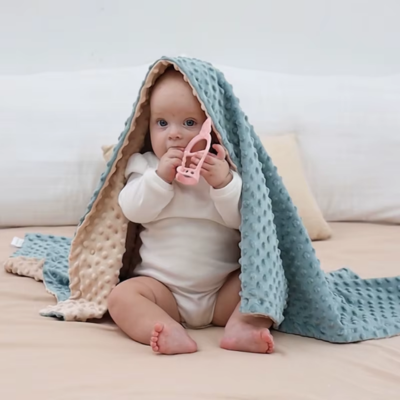 polaire couverture-bebe détente visuelle