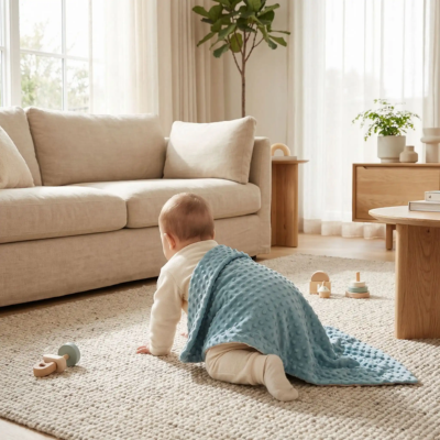 polaire couverture bebe élégance naturelle