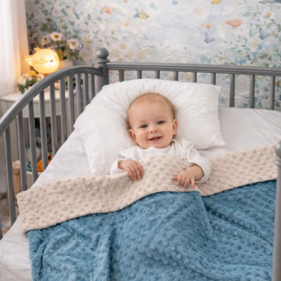 polaire couverture bebe finie inquiétude