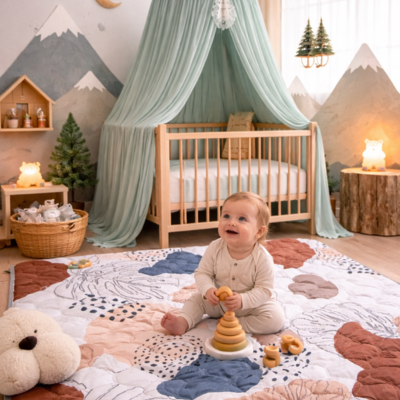 TAPIS DE SOL BÉBÉ - FLORE™