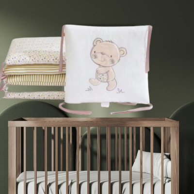 tour de lit bébé douceur rassurant