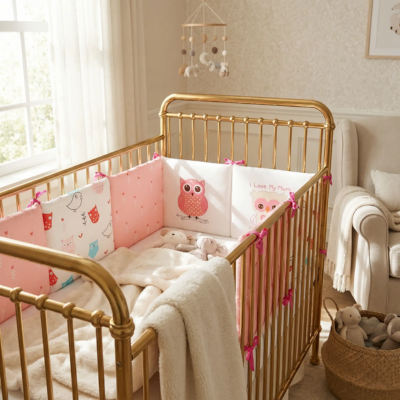 tour de lit douce touchée