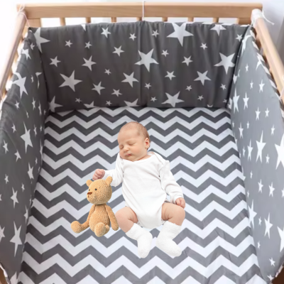 tour de lit pour bébé coton doux respirant