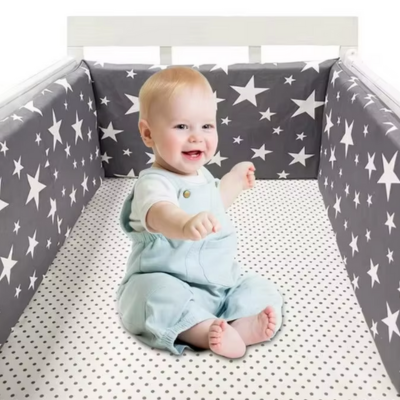 tour de lit pour bébé matière naturelle