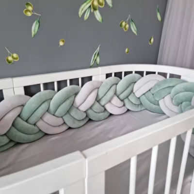 tour de lit tresse fraicheur nature