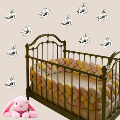 tresse de lit bébé couleur apaisant douce