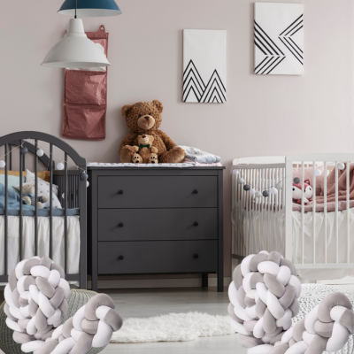 tresse de lit bébé créer deux jolies univers