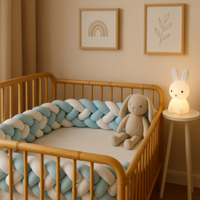 tresse de lit bébé devenue pièce maîtresse