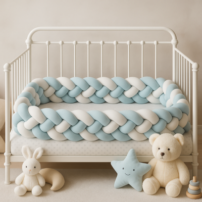 tresse de lit bébé espace réconfortant