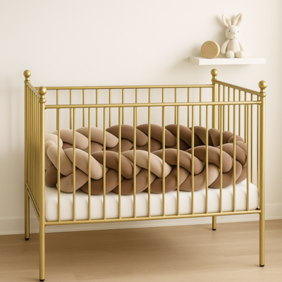 tresse de lit marron souplesse accueillant