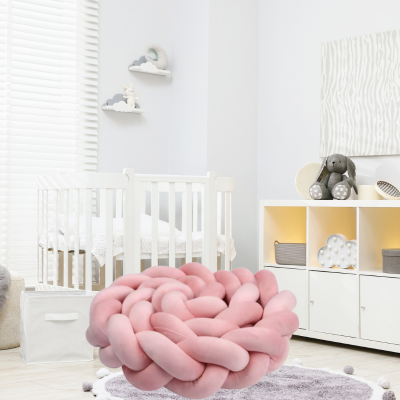 tresse de lit rose moment douceur