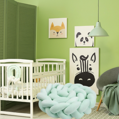 tresse de lit vert accompagne croissance