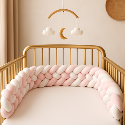 tresse tour de lit barrière évite choc