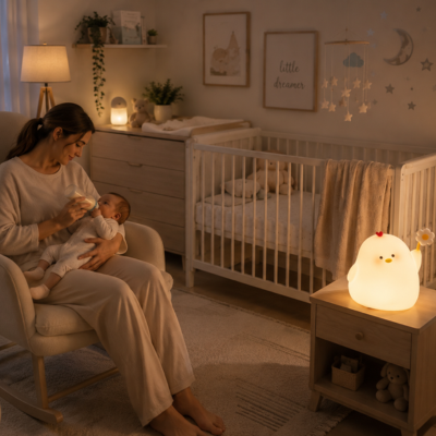 veilleuse bébé fille élunia doux apaisante