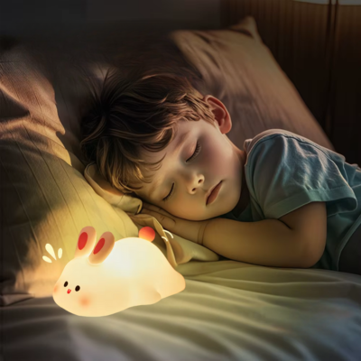 veilleuse bebe lapin moment privilégié