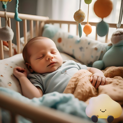 veilleuse bébé nuage moment privilégié