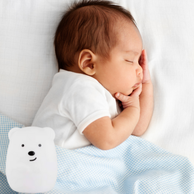 veilleuse bébé ourson ambiance tamisée