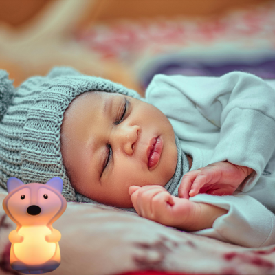 veilleuse bébé renard véritable élément