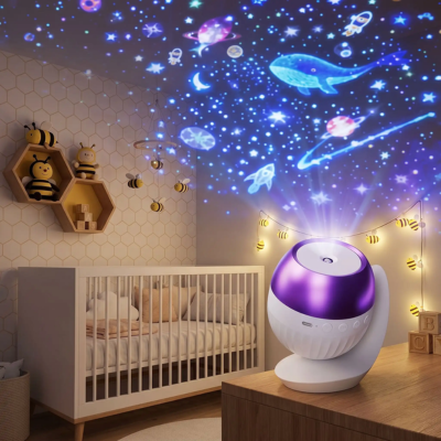 veilleuse projection bebe détente s'abandonne