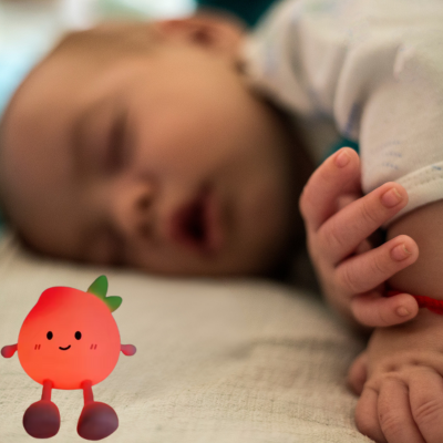 veilleuse rouge bébé l'élément décoratif