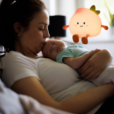 veilleuse rouge bébé petit compagnon