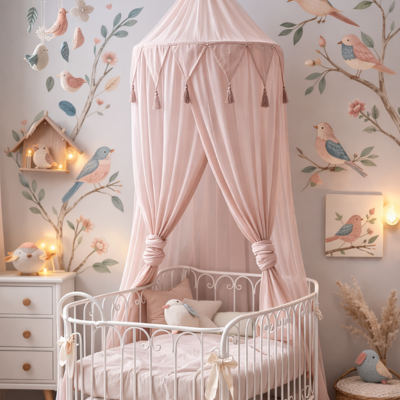 voile de lit bebe refuge enchanté