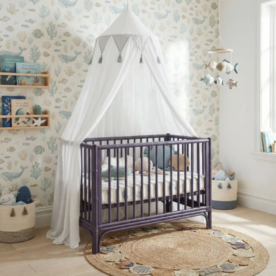 voile de lit de bebe change tout